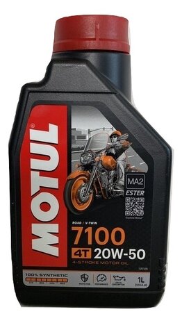 Motul 7100 4T 20W-50 motorolie 1L 