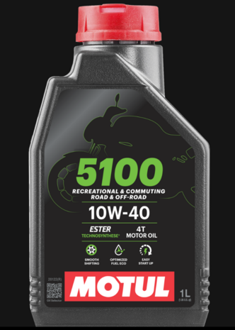 Motul 5100 4T 10W-40 motorolie 1L 