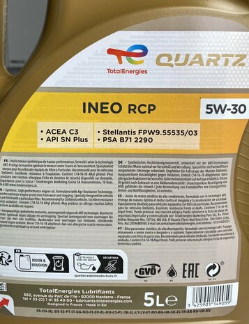 Total Quartz Ineo RCP 5w-30