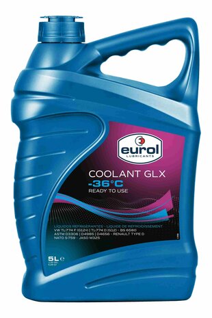 Eurol Coolant -36&deg;C GLX (kleur roze) 5L 