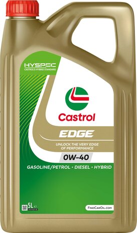 Castrol Edge 0W-40 Fluid Titanium (5 liter)