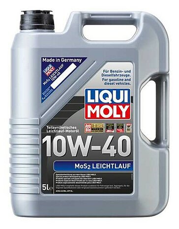 Liqui Moly MoS2 Leicht&shy;lauf 10W-40 5 liter