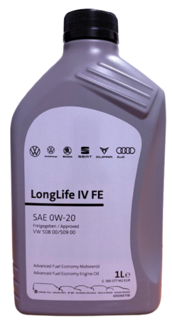 Volkswagen (VAG) Origineel Longlife IV FE 0W-20 1L 